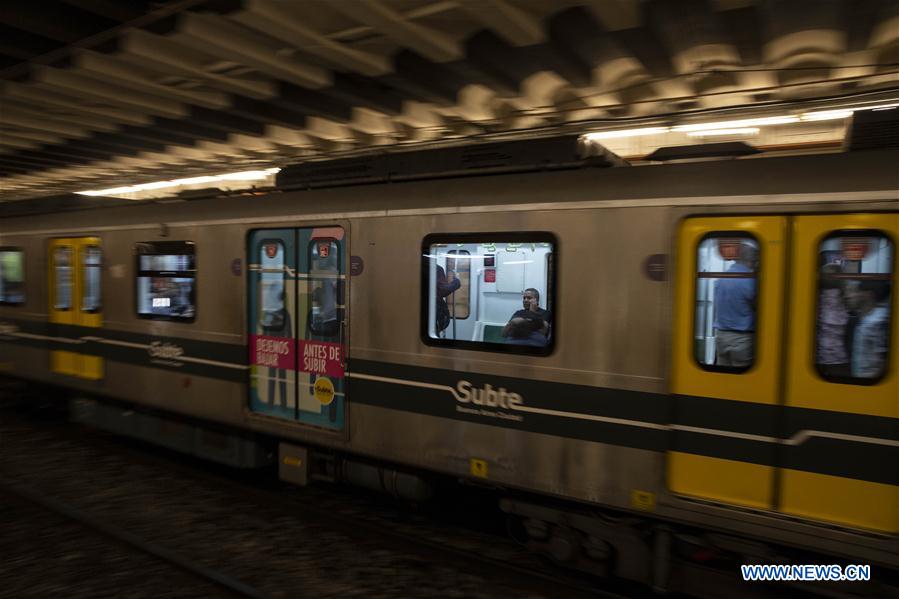 ARGENTINA-BUENOS AIRES-DAILYLIFE-CHINA-IMPORTED SUBWAY TRAIN