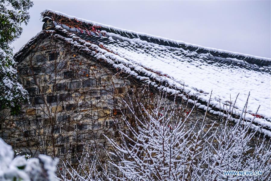 CHINA-ZHEJIANG-WUZHEN-SNOW SCENERY (CN)