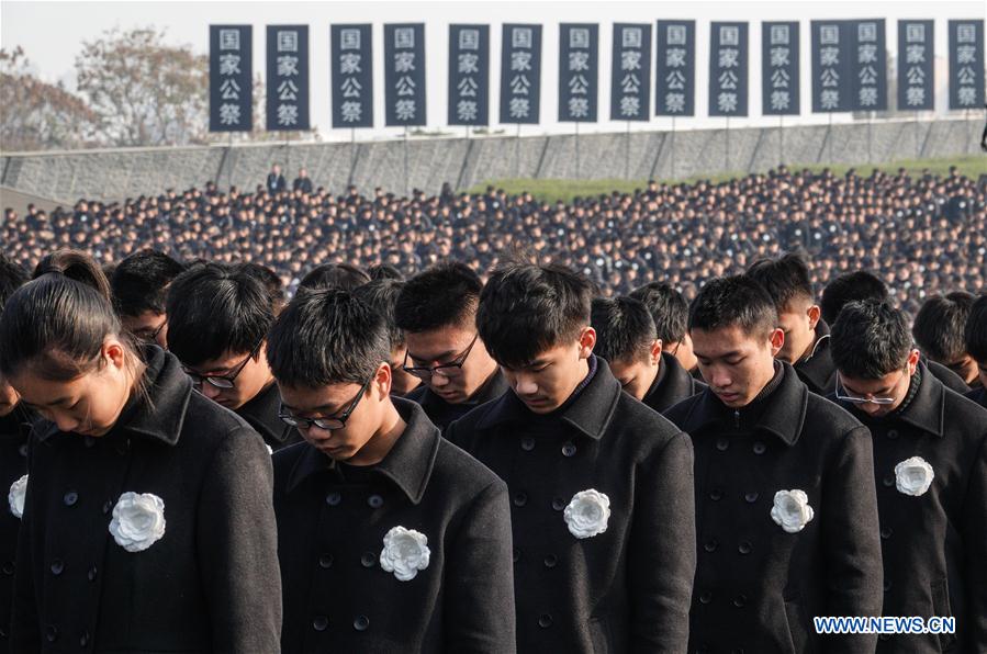 CHINA-NANJING MASSACRE VICTIMS-STATE MEMORIAL CEREMONY(CN)