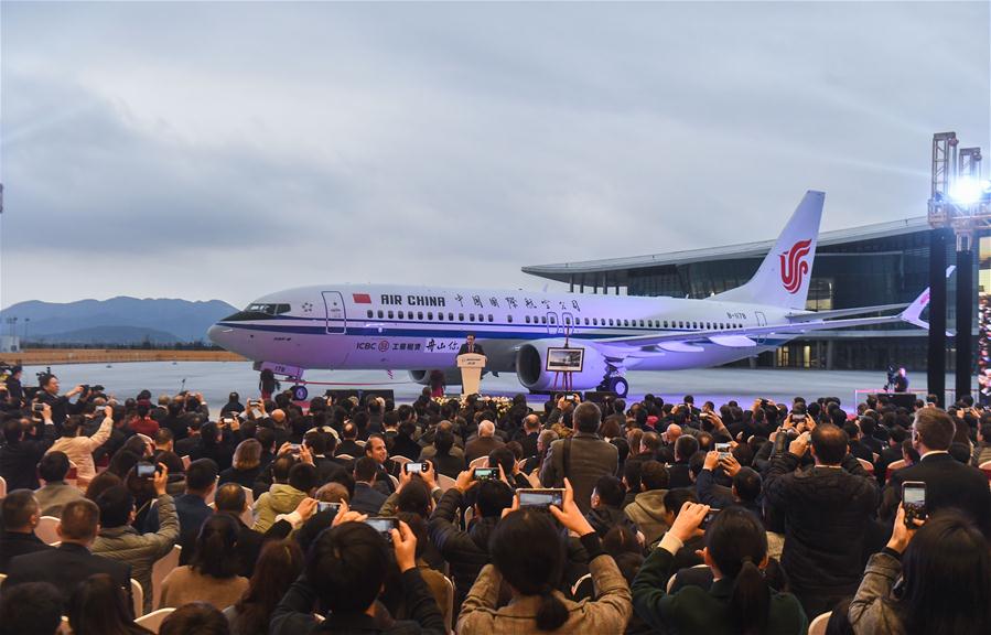 CHINA-ZHEJIANG-ZHOUSHAN-BOEING-AIRPLANE-DELIVERY (CN)