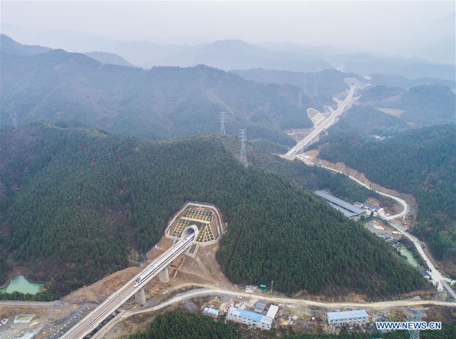 CHINA-HANGZHOU-HUANGSHAN HIGH-SPEED RAILWAY-LAUNCH (CN)