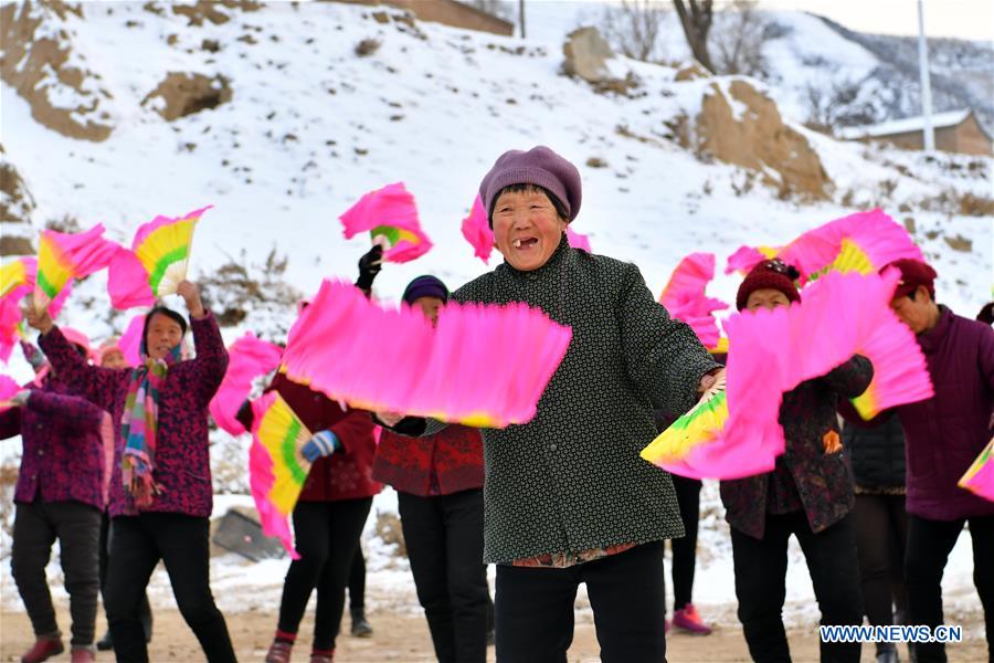 CHINA-SHANXI-RURAL LIFE-POVERTY ALLEVIATION-CHOIR (CN)