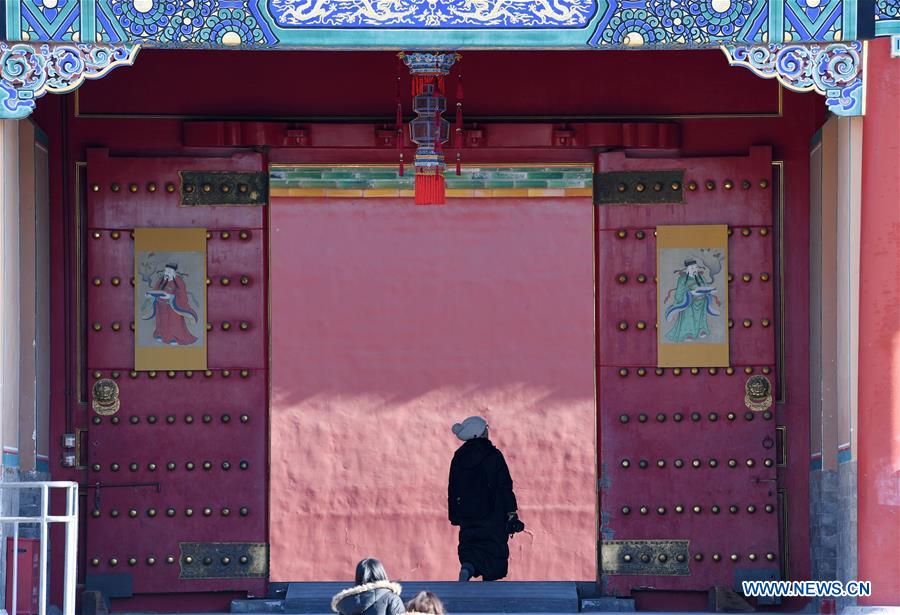 (InPalaceMuseum)CHINA-BEIJING-THE FORBIDDEN CITY-SPRING FESTIVAL CELEBRATION (CN)