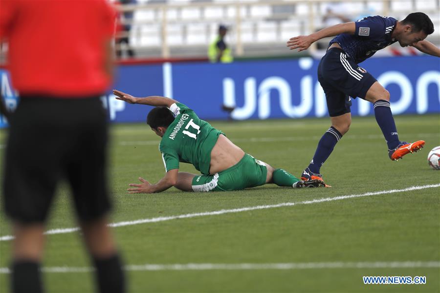 (SP)UAE-ABU DHABI-SOCCER-AFC ASIAN CUP 2019-GROUP F-JPN VS TKM