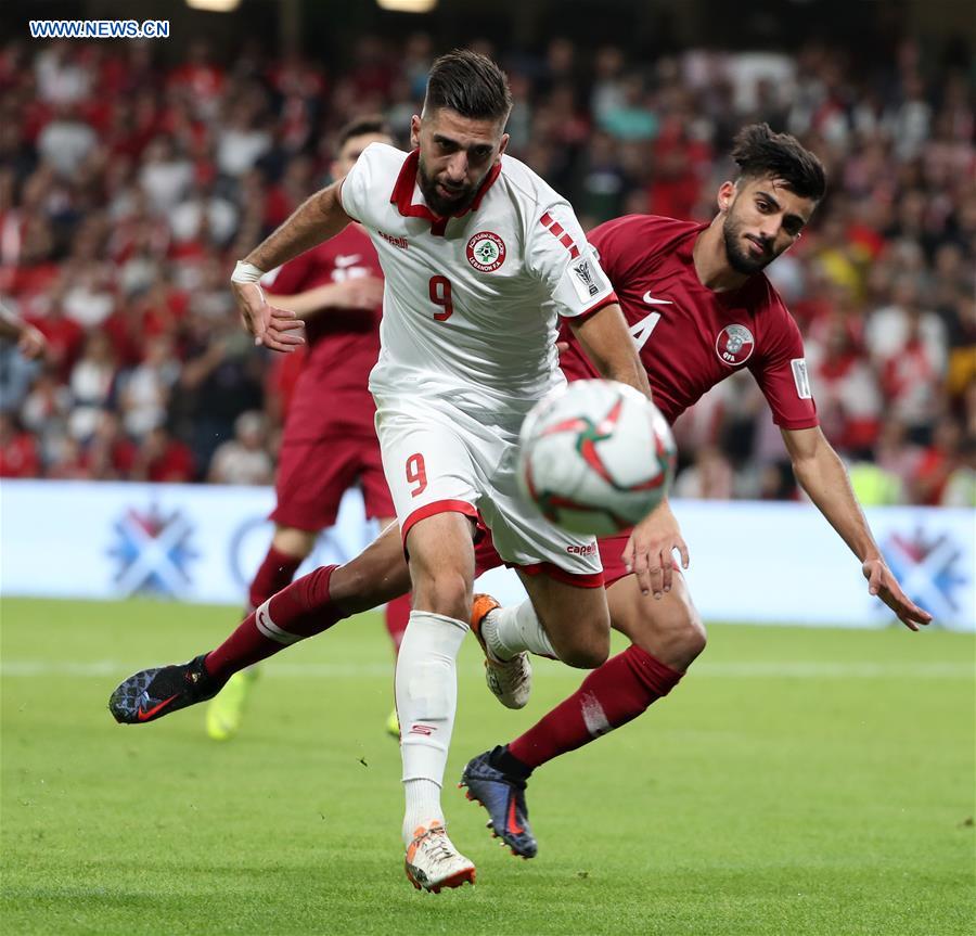 (SP)UAE-AL AIN-SOCCER-ASIAN CUP-QATAR VS LEBANON