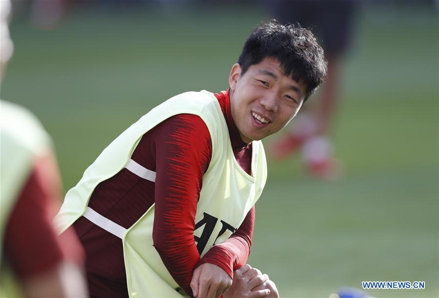 (SP)UAE-ABU DHABI-SOCCER-AFC ASIAN CUP 2019-GROUP C-CHN-TRAINING SESSION