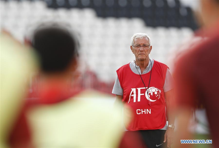 (SP)UAE-ABU DHABI-SOCCER-AFC ASIAN CUP 2019-GROUP C-CHN-TRAINING SESSION