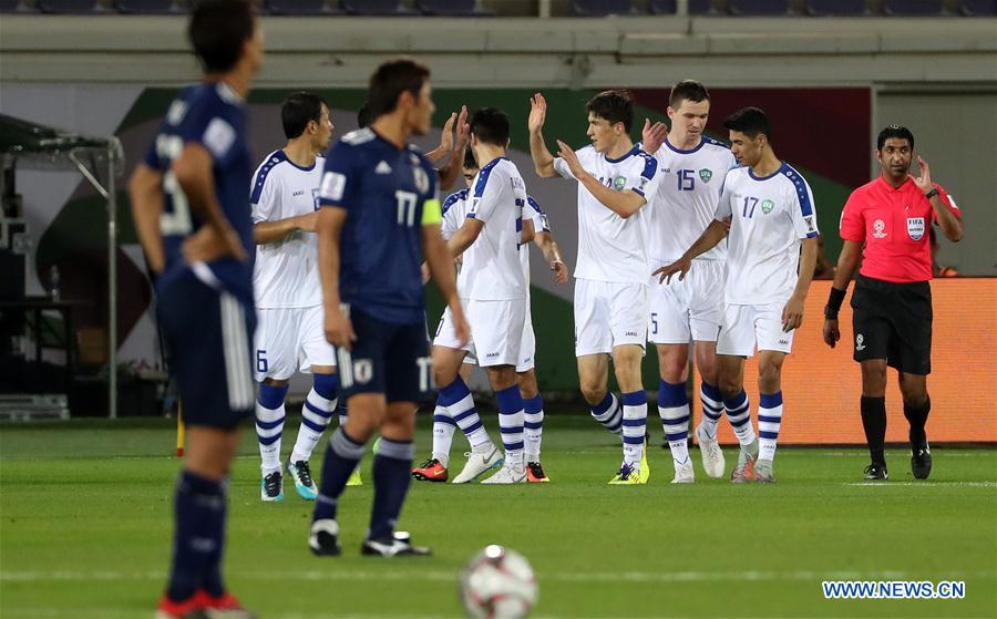 (SP)UAE-AL AIN-SOCCER-AFC ASIAN CUP 2019-GROUP F-JAPAN VS UZBEKISTAN