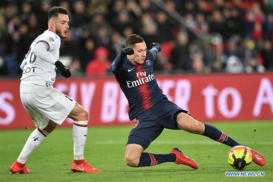 (SP)FRANCE-PARIS-FOOTBALL-LIGUE 1-PARIS SAINT-GERMAIN VS RENNES