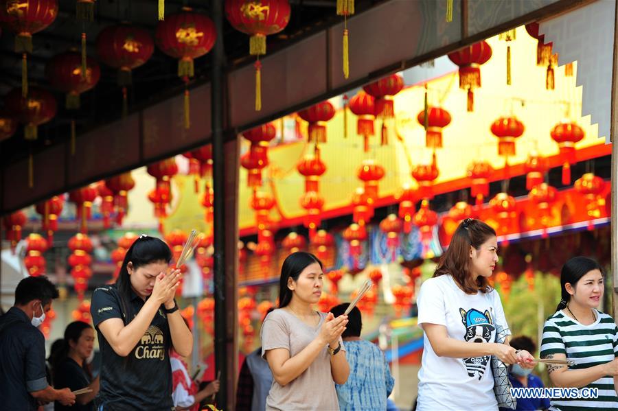 THAILAND-BANGKOK-TEMPLE-CHINESE LUNAR NEW YEAR