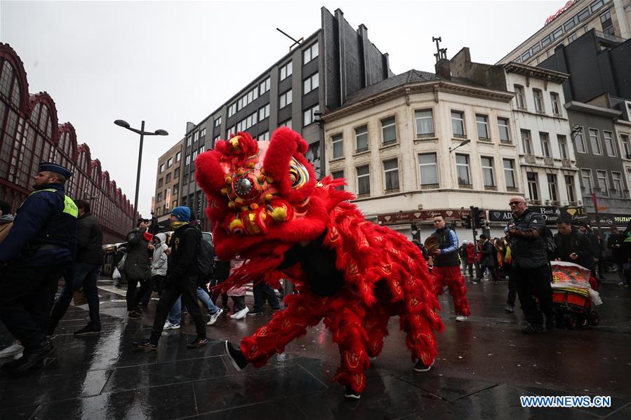 BELGIUM-ANTWERP-CHINESE LUNAR NEW YEAR-PARADE