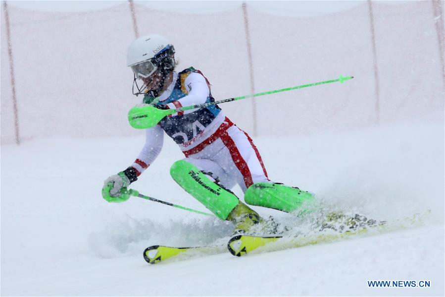 (SP)BOSNIA AND HERZEGOVINA-SARAJEVO-EUROPEAN YOUTH OLYMPIC FESTIVAL-WOMEN'S GIANT SLALOM