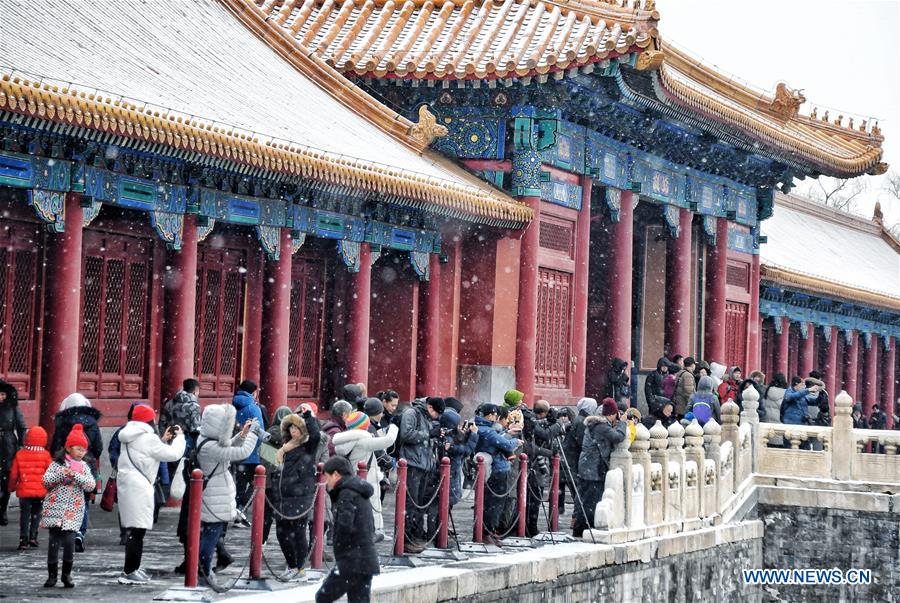 (InPalaceMuseum)CHINA-BEIJING-PALACE MUSEUM-SNOW (CN)