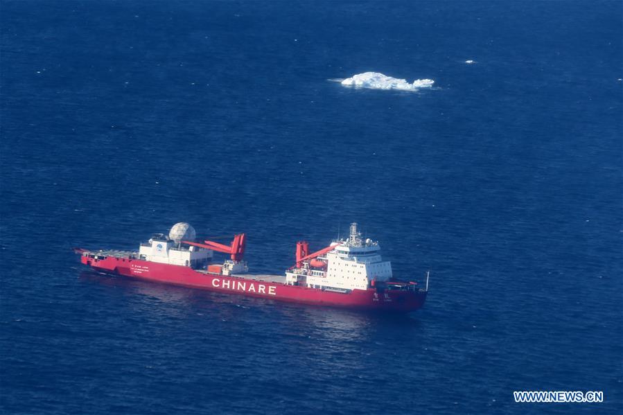 ANTARCTICA-SCI-TECH-CHINA-XUELONG-SAIL 