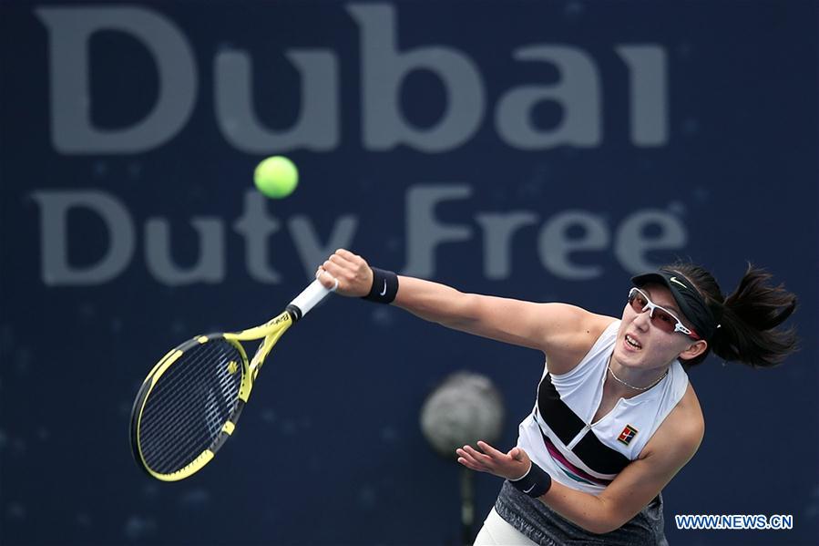 (SP)UAE-DUBAI-TENNIS-WTA-DUBAI CHAMPIONSHIPS