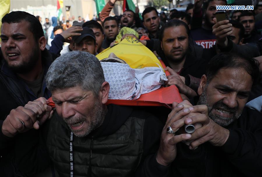 MIDEAST-GAZA-FUNERAL