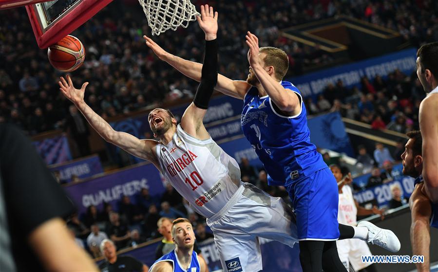 (SP)GEORGIA-TBILISI-BASKETBALL-FIBA WORLD CUP 2019-QUALIFIER