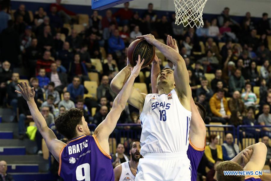 (SP)BOSNIA AND HERZEGOVINA-SARAJEVO-BASKETBALL-ABA2-SPA VS HEL