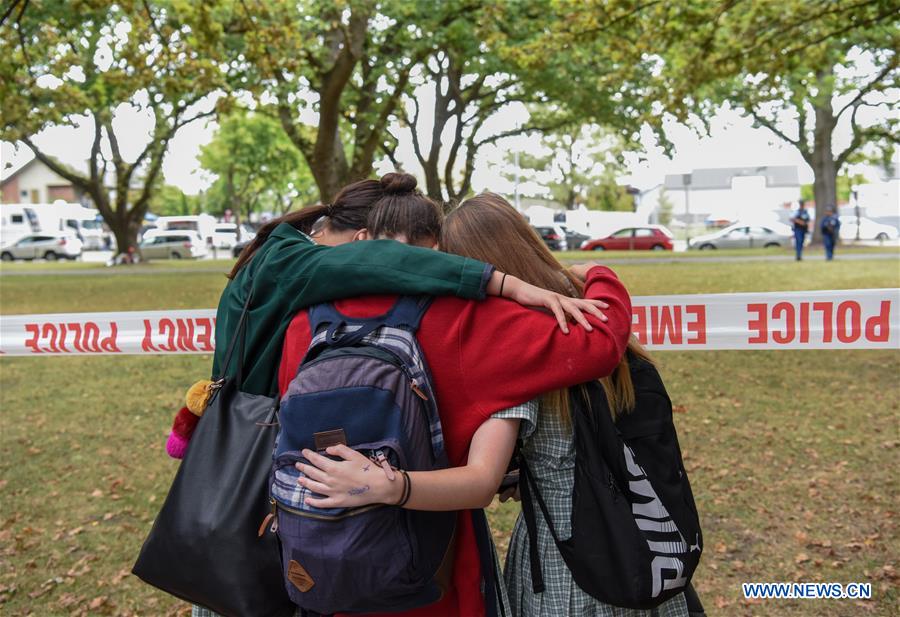 NEW ZEALAND-CHRISTCHURCH-STUDENTS-MOURNING