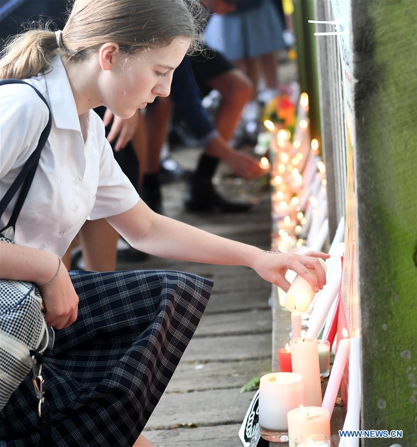 NEW ZEALAND-CHRISTCHURCH-STUDENTS-MOURNING