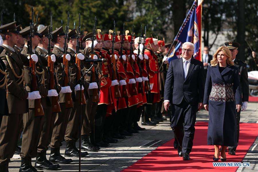 CROATIA-ZAGREB-GERMANY-PRESIDENT-VISIT