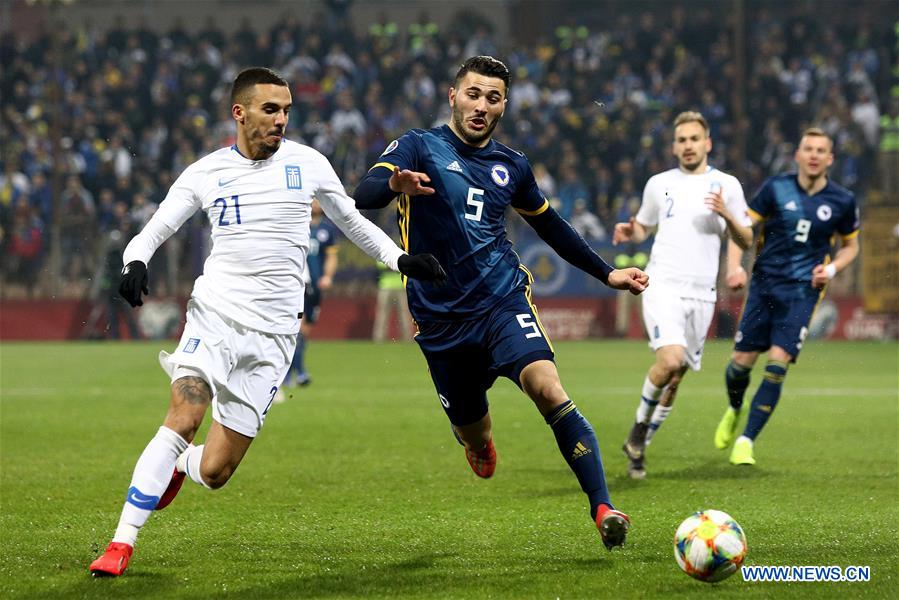 (SP)BOSNIA AND HERZEGOVINA-ZENICA-UEFA EURO 2020 QUALIFICATION-GROUP J-BIH VS GREECE