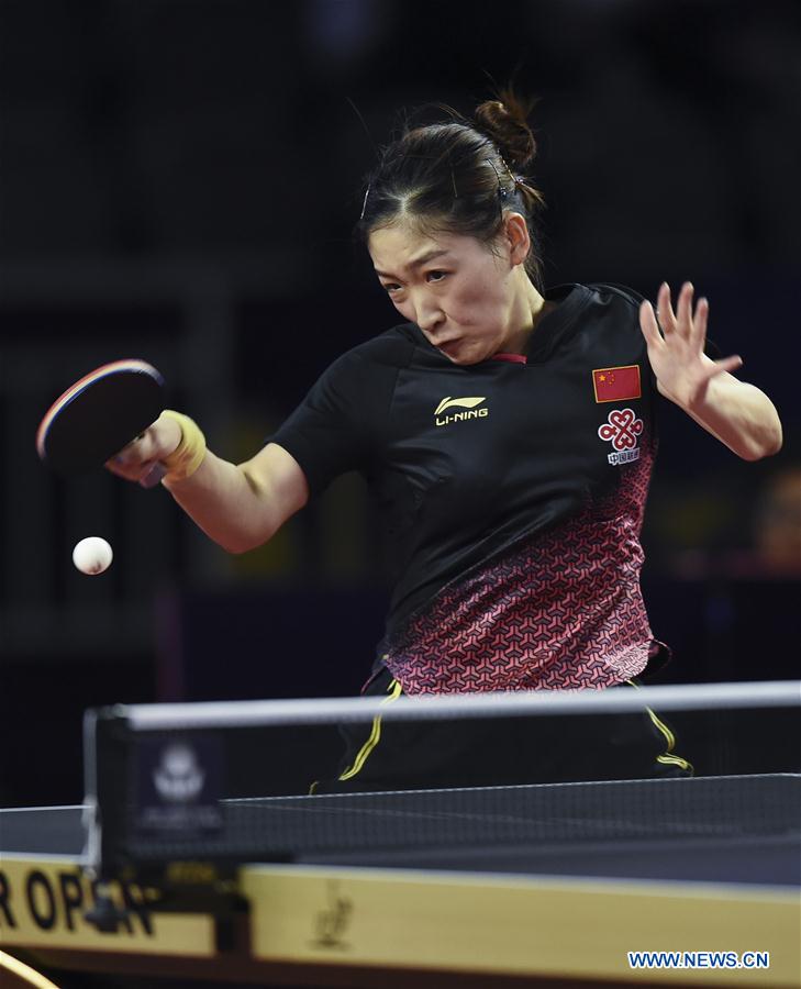 (SP)QATAR-DOHA-TABLE TENNIS-QATAR OPEN-WOMEN'S SINGLES-FINAL