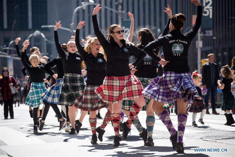 U.S.-NEW YORK-TARTAN DAY PARADE