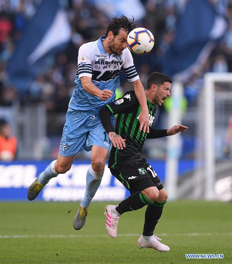 (SP)ITALY-ROME-SOCCER-SERIE A-LAZIO VS SASSUOLO