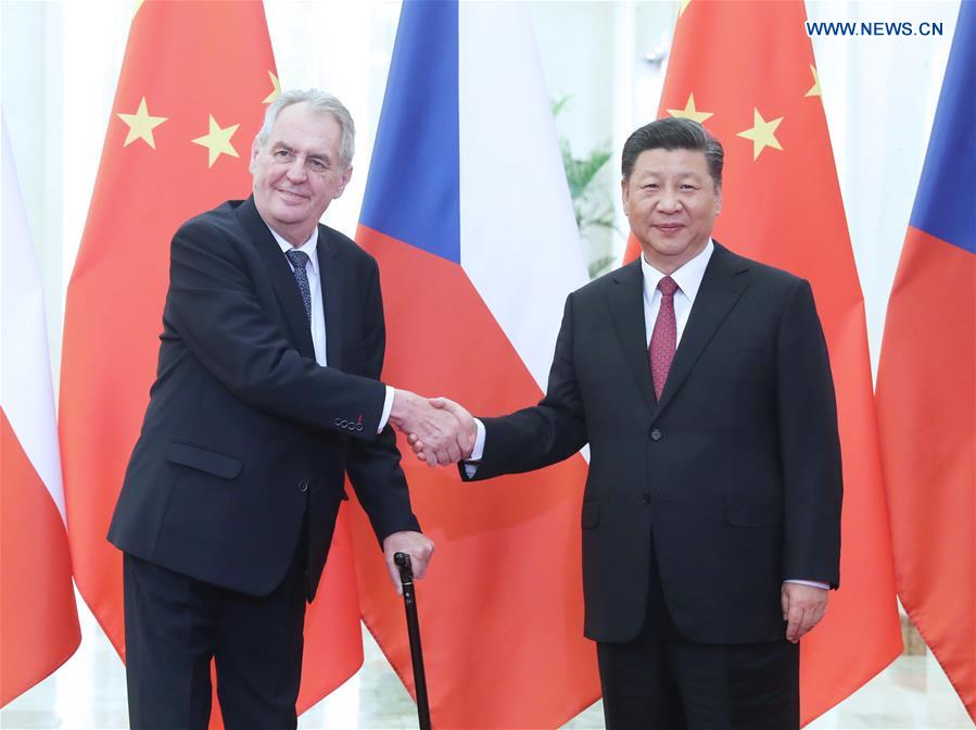 CHINA-BEIJING-XI JINPING-CZECH PRESIDENT-MEETING (CN)