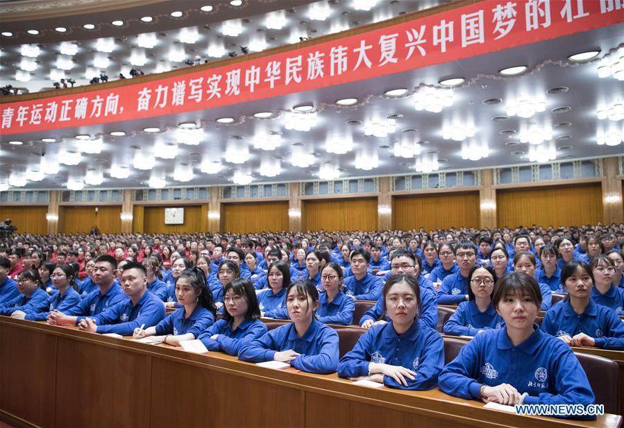 CHINA-BEIJING-MAY FOURTH MOVEMENT-CENTENARY-GATHERING (CN)