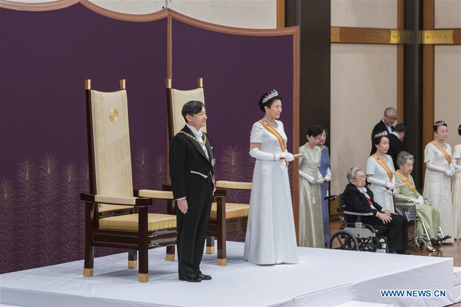 JAPAN-TOKYO-EMPEROR NARUHITO-ENTHRONEMENT