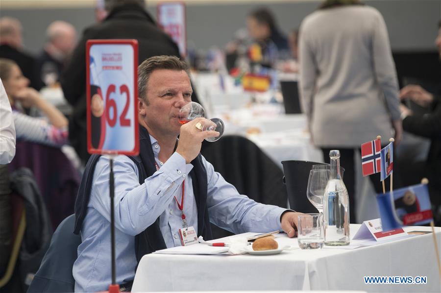 SWITZERLAND-AIGLE-WORLD WINE CONTEST