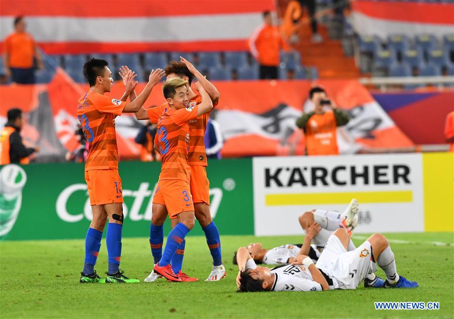 (SP)CHINA-SHANDONG-JINAN-SOCCER-AFC CHAMPIONS LEAGUE-GROUP E