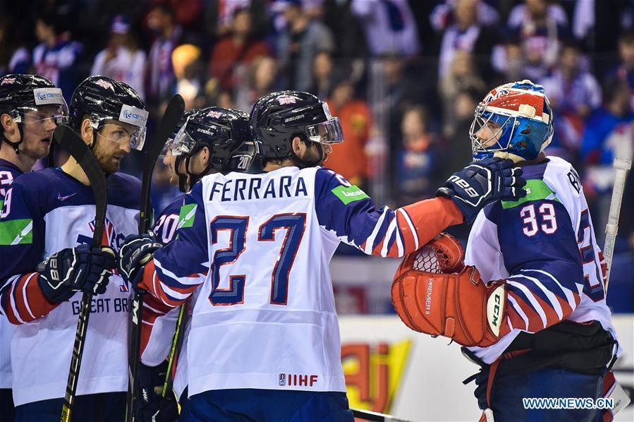 (SP)SLOVAKIA-KOSICE-ICE HOCKEY-IIHF-WORLD CHAMPIONSHIP-GROUP A-USA VS GBR