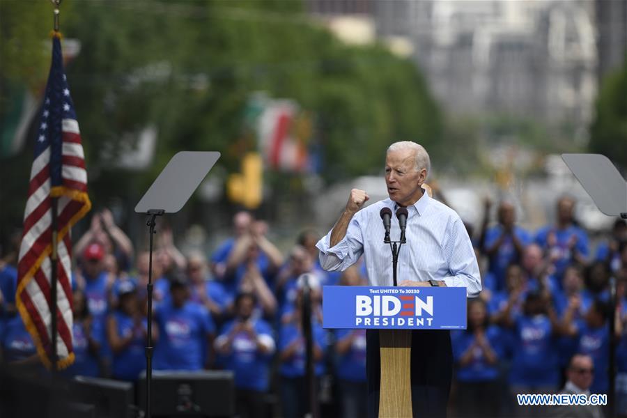 U.S.-PHILADELPHIA-JOE BIDEN-PRESIDENTIAL RUNNING CAMPAIGN