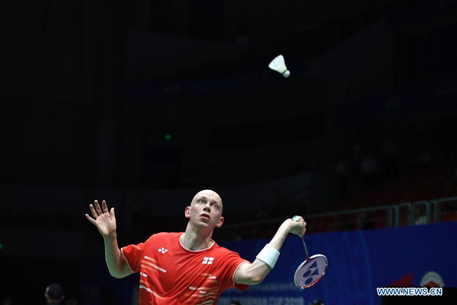 (SP)CHINA-NANNING-BADMINTON-TOTAL BWF SUDIRMAN CUP 2019-INDONESIA VS ENGLAND (CN)