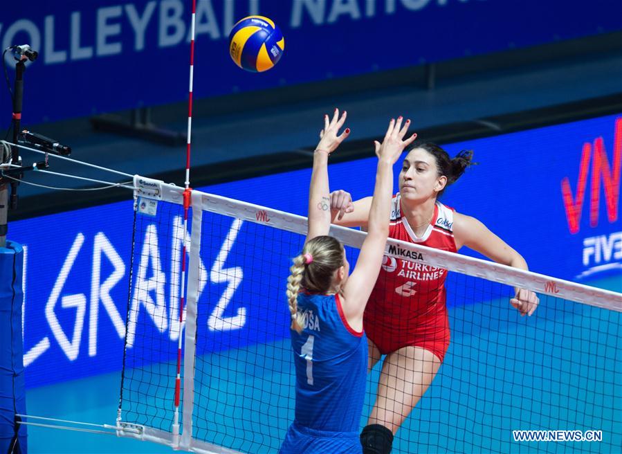 (SP)BRAZIL-BRASILIA-VOLLEYBALL-NATIONS LEAGUE-TURKEY VS SERBIA