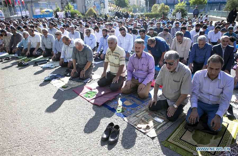 IRAN-TEHRAN-EID AL-FITR-PRAYER