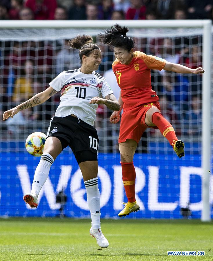 (SP)FRANCE-RENNES-2019 FIFA WOMEN'S WORLD CUP-GROUP B-GER VS CHN