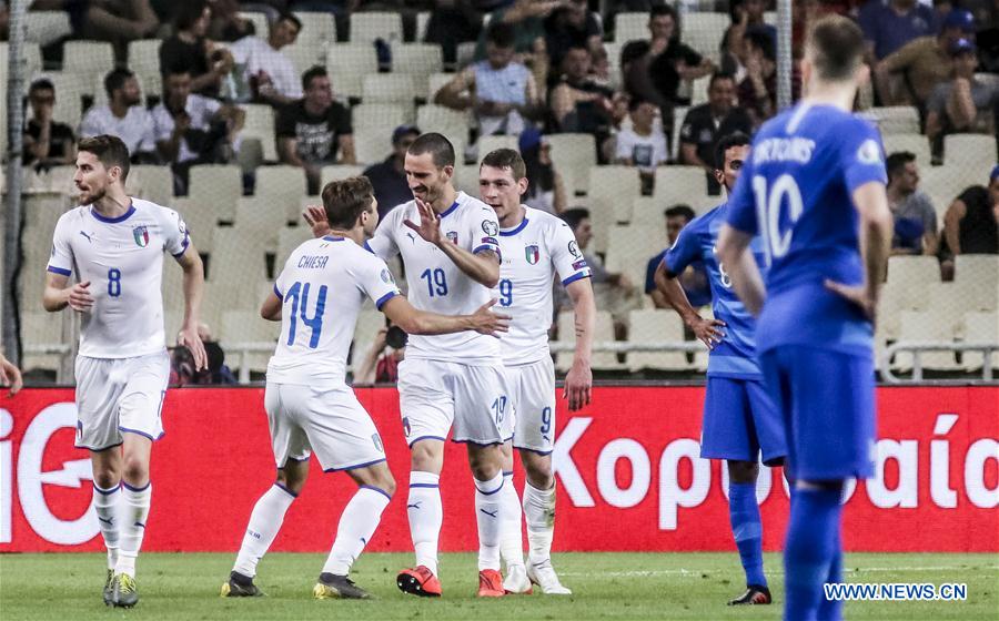 (SP)GREECE-ATHENS-UEFA EURO 2020 QUALIFIER-GROUP J-GREECE VS ITALY