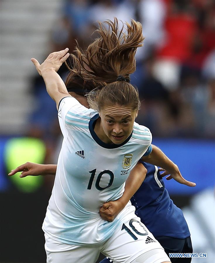 (SP)FRANCE-PARIS-2019 FIFA WOMEN'S WORLD CUP-GROUP D-ARG VS JPN