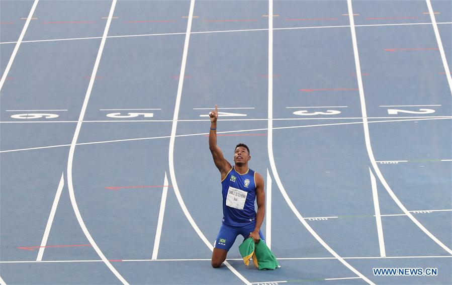 (SP)ITALY-NAPLES-SUMMER UNIVERSIADE-ATHLETICS-MEN'S 200M-FINAL