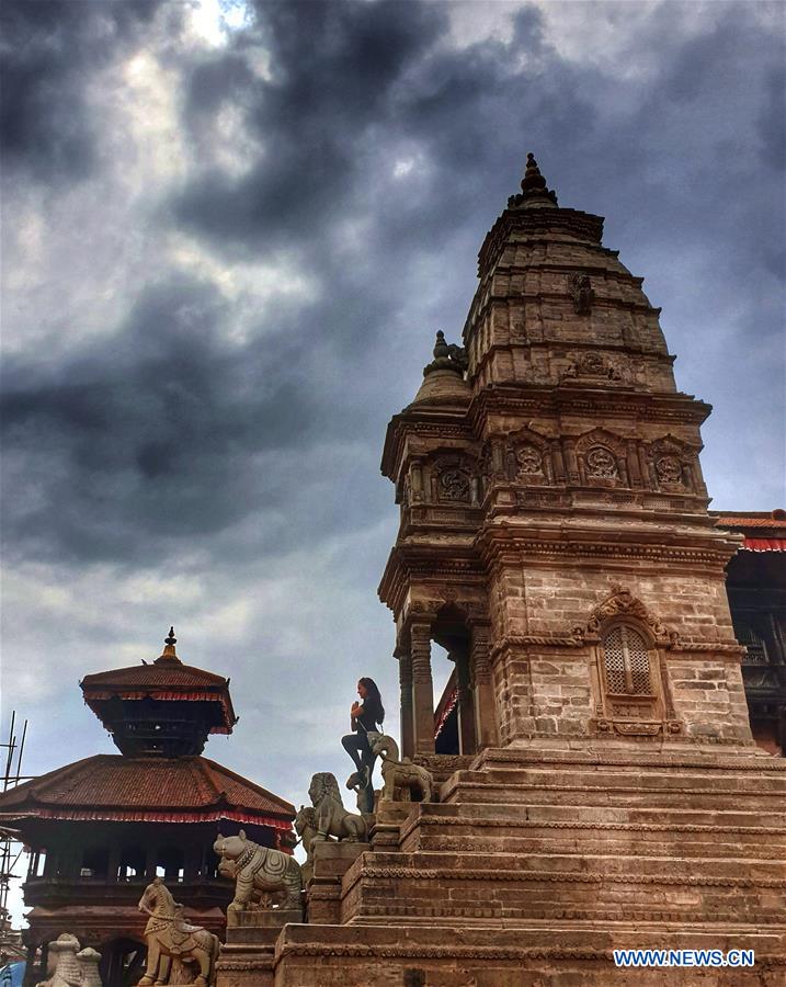 NEPAL-BHAKTAPUR-DURBAR SQUARE-TOURISM