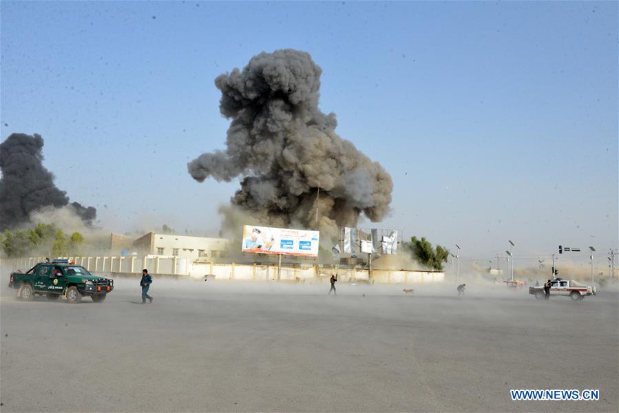 AFGHANISTAN-KANDAHAR-POLICE HEADQUARTERS-ATTACK