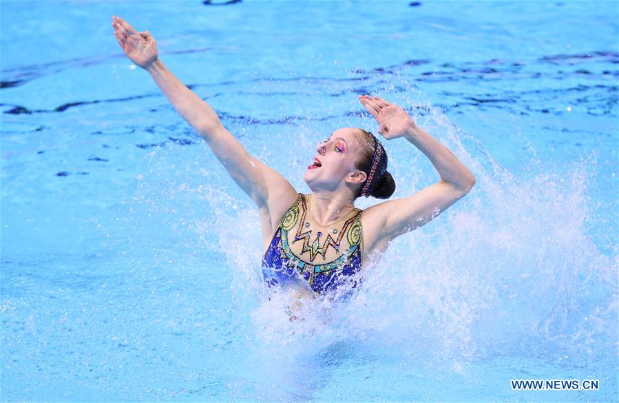 (SP)SOUTH KOREA-GWANGJU-FINA WORLD CHAMPIONSHIPS-ARTISTIC SWIMMING-WOMEN'S TEAM FREE COMBINATION