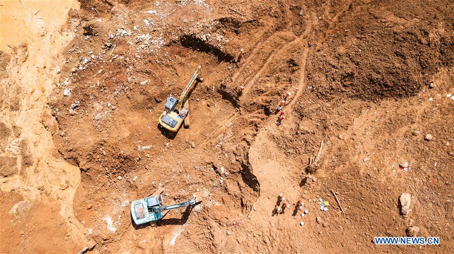 CHINA-GUIZHOU-SHUICHENG-LANDSLIDE-RESCUE WORK (CN)