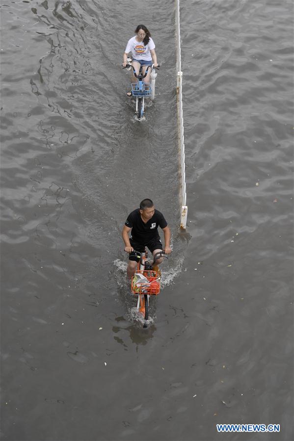 CHINA-TIANJIN-HEAVY RAIN