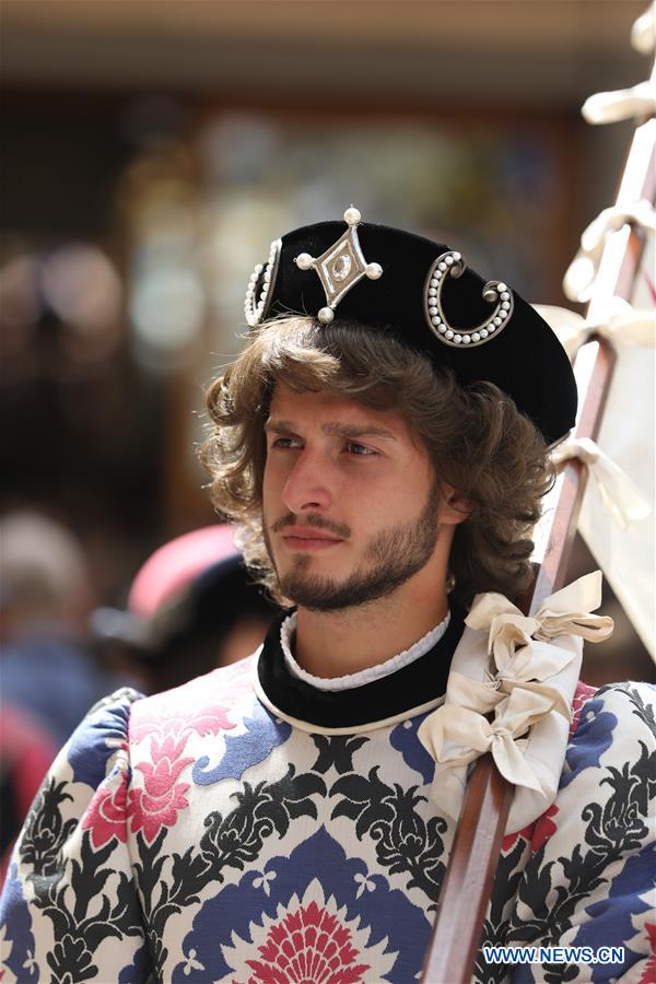 ITALY-SIENA-HORSE RACE-PALIO-PARADE