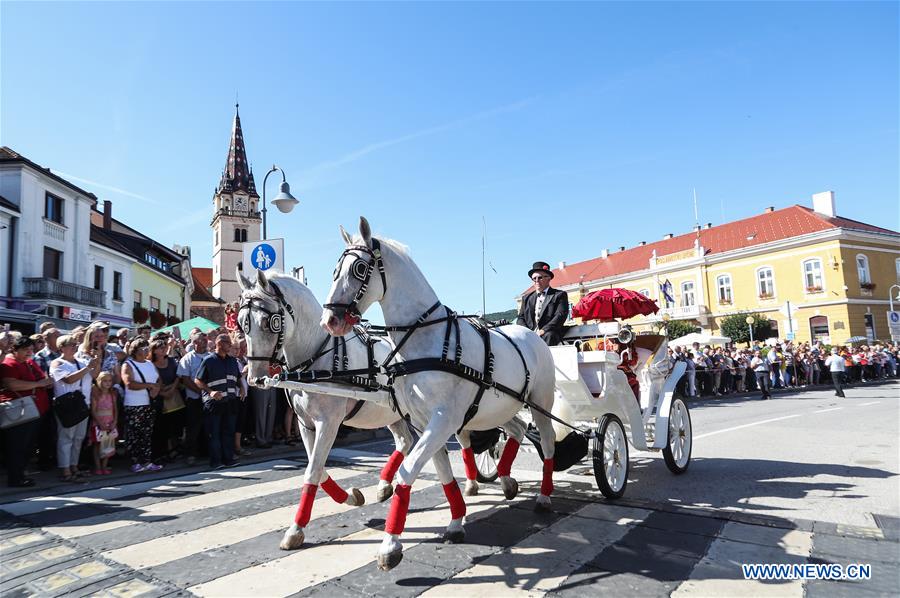 CROATIA-MARIJA BISTRICA-HORSE CARRIAGE RIDE